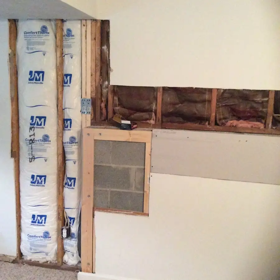 Wall insulation replacement during Structural Drying in Daleville
